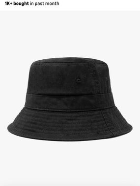 Chokolids Everyday Cotton Style Black Bucket Hat